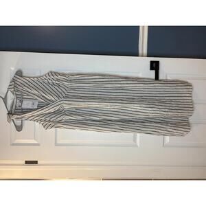 Isabel Maternity Striped Maxi Dress Size M